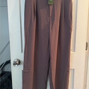 Halara NWT Flex High Waist Zipper Straight Leg Work Pants